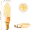 SSC-LUXon 2er Pack smart E14 Filament Vintage Kerze LED Produktbild-Vorschau 7