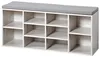 KESPER Botník met zitbank, 1035 x 48 x 295 cm, wit, Productafbeelding-voorbeeld 3