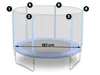 Outdoor-Trampolinnetz 183 cm 6 Fuß Neo-Sport Produktbild-Vorschau 2