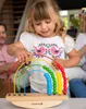 EverEarth Regenbogen Balancierspiel aus Holz – Produktbild-Vorschau 5