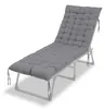 Relaxdays Bankauflage, 190x70 cm, gepolstert, gesteppt, mit Produktbild-Vorschau 1