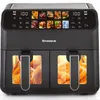 Heetluchtfriteuse 9L, dubbele kamer, airfryer 2000W met 2 Productafbeelding-voorbeeld 1