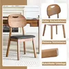 okwish Moderne set van 2 keukelstoelen met ovale Productafbeelding-voorbeeld 4