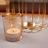 Elegante Kerzenlaterne aus Metall und Glas für Kerzen oder Produktbild-Vorschau 6