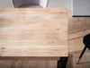 Jídelní stůl 120x60x76 cm akátové masivní dřevo kovový Náhled obrázku produktu 5