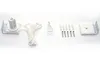 A collection of window blind hardware components laid out on a white background. Voir les images du produit