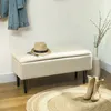 Panca HOMCOM con vano portaoggetti, panca letto, panca Anteprima dell’immagine prodotto 2