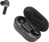 A pair of black wireless earbuds and their charging case are displayed against a white background. Anteprima dell’immagine prodotto