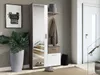 A hallway furniture set with a wardrobe, mirror, and shoe storage. Náhled obrázku produktu