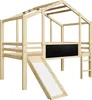 Sweiko Lit d'enfant 90 x 200 cm Design de grenier avec Voir les images du produit 14