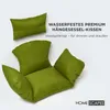 HOMESCAPES Hängesessel-Kissen Outdoor grün mit Kopfstütze, Produktbild-Vorschau 2