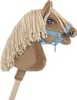Hobby Horse A4 Pferdehalfter, befestigt, klein - blau Produktbild-Vorschau 1