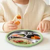 Edelstahl Kinder Teller mit Saugnapf – Unterteilt, Produktbild-Vorschau 9