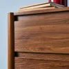 sweeek - Nachttisch Holzdekor 2 Schubladen - Nussbaumfarben Produktbild-Vorschau 8