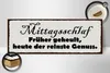Holzschild Spruch 27x10cm Mittagsschlaf früher geheult Produktbild-Vorschau 3