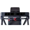 Close-up front view of a treadmill console and handlebars. Produktbild-Vorschau