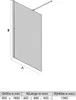 SONNI 90x200 cm Walk-In Dusche mit Stabilisator aus 8 mm Produktbild-Vorschau 7