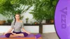 Joga blok joga kocka yoga blok penový EVA blok fialový 23 x Náhľad obrázku produktu 3