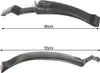 Verk 14558 Set parafanghi bicicletta 2 pezzi nero Anteprima dell’immagine prodotto 2