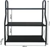 Stabiles Metall-Blumenregal Allzweck-Standregal 68×30×77 Produktbild-Vorschau 3