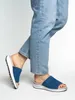 ARA Damen Pantolette Limone BLAU,Silber Gr. 41 Produktbild-Vorschau 2