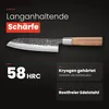 PAUDIN HB10 Santoku-Küchenmesser 17,5 cm – Hochwertiges, Produktbild-Vorschau 5
