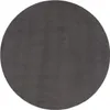 A plain, circular, dark gray rug. Produktbild-Vorschau