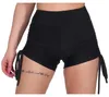 Damen Sport Shorts Hotpants kurz Radler Fitness; Schwarz Produktbild-Vorschau 3