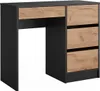 Coiffeuse Vicco Sherry Anthracite/chêne doré 90x75cm sans Voir les images du produit 1