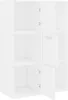 vidaXL Lagerschrank Weiß 60x29,5x90 cm Holzwerkstoff Produktbild-Vorschau 6
