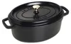 Staub Cocotte - Einzelpfanne - Schwarz - Eisenguss - 4,25 l Voir les images du produit 1