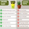 4er Set Kräutertopf mit Bewässerungssystem Kräutertopf Produktbild-Vorschau 3