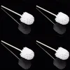 4 x brosse WC en acier inoxydable Brosse à WC Tête de Voir les images du produit 1