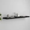 vidaXL Plávajúca polica čierna 120x23,5x3,8 cm MDF - Náhľad obrázku produktu 9