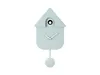 A light blue cuckoo clock shaped like a house, shown against a white background. Náhled obrázku produktu