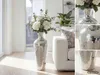 WOHNLING Vaso da pavimento in alluminio, 70 cm, argento. Anteprima dell’immagine prodotto 5