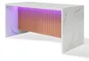 Kücheninsel 155x80x90, weiße Marmorfront, LED, 2 Steckdosen Produktbild-Vorschau 9