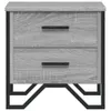 Nachttisch Grau Sonoma 40x41x40 cm Holzwerkstoff Produktbild-Vorschau 5