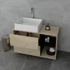 ML-Design Waschbeckenunterschrank hängend Braun, Produktbild-Vorschau 2