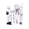 Türvorhang Lametta 90x250cm | Silber Produktbild-Vorschau 5