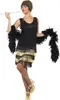 A woman wearing a 1920s flapper costume. Produktbild-Vorschau