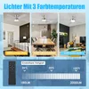 Deckenventilatoren mit Licht, 120CM Deckenventilator mit Produktbild-Vorschau 7