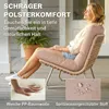Outsunny Gartenmöbel Set 4-teilig Polyrattan Lounge-Set mit Produktbild-Vorschau 5