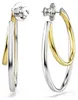 Swarovski Ohrringe Damen Hyperbola Kreolen Rundschliff Weiß Produktbild-Vorschau 5
