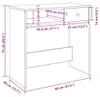 vidaXL Artisan dubový stůl 80x40x75 cm materiál na bázi Náhled obrázku produktu 8