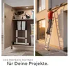 tectake® Aluminium Teleskopleiter 3,85 m, 13 Sprossen Produktbild-Vorschau 7