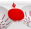 Snips 000702, Egg poacher, Rot, Weiß, Polypropylen (PP), Produktbild-Vorschau 2