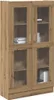 A wooden cabinet with glass doors. Náhľad obrázku produktu