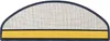 A single stair mat with a blue border and a woven texture on the top half, and a yellow stripe with a black line above and below it on the bottom half. Anteprima dell’immagine prodotto