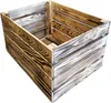 3-er Set Vintage Holzkisten Geflammt – 50x40x30 cm (3 Produktbild-Vorschau 8